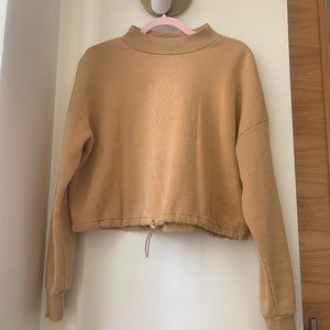 Stylish Brown Forever 21 Sweatshirt Size: Small